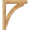Ekena Millwork Thorton Block Rough Sawn Bracket w/ Offset Brace, Western Red Cedar, 6"W x 30"D x 36"H BKT0604X30X36THR05RWR - alternate 2